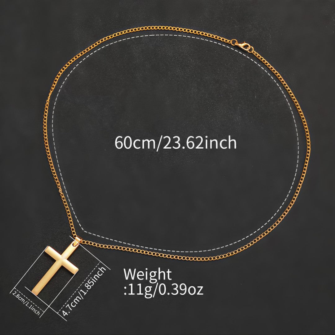 ⌚ Kit Premium Masculino 3 Peças – Relógio + Pulseira + Colar Cruz (30% OFF)