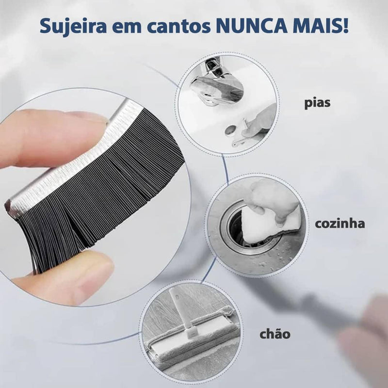 Escova LimpMax - Cantos Impecáveis e Brilhantes - Supra Select