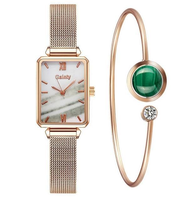 Relógio Luxe Feminino Linha Premium + Um Elegante Bracelete
