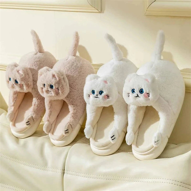 Pantufas Fofas e Confortáveis de Gato